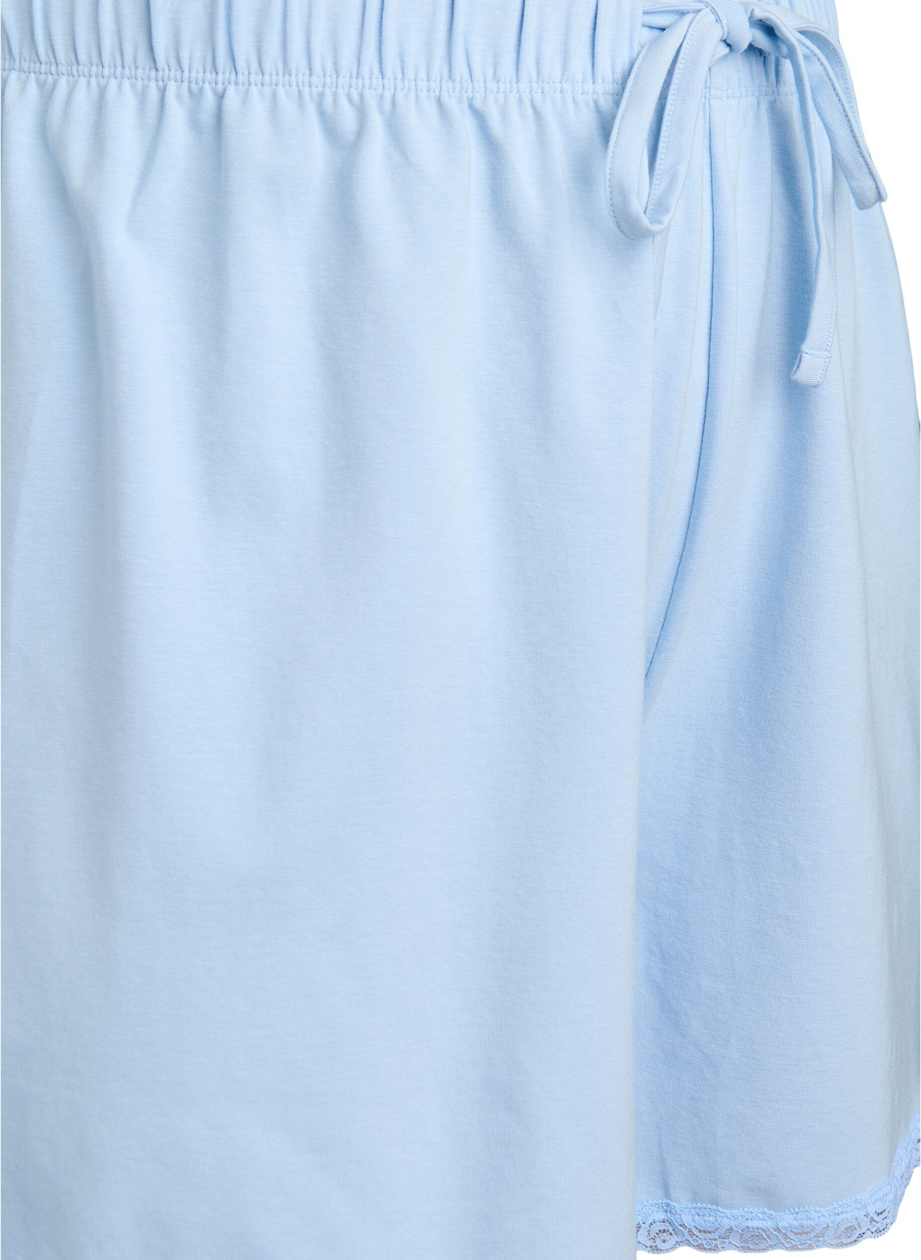 ZizziLockere Shorts aus Modal-Mischung mit Spitzensaum, Dutch Canal, Packshot image number 2