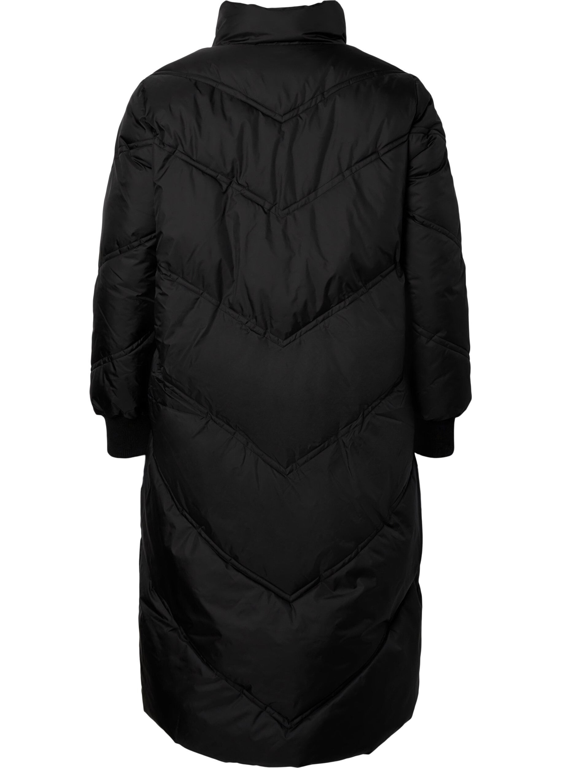 ZizziLange Pufferwinterjacke, Black, Packshot image number 1