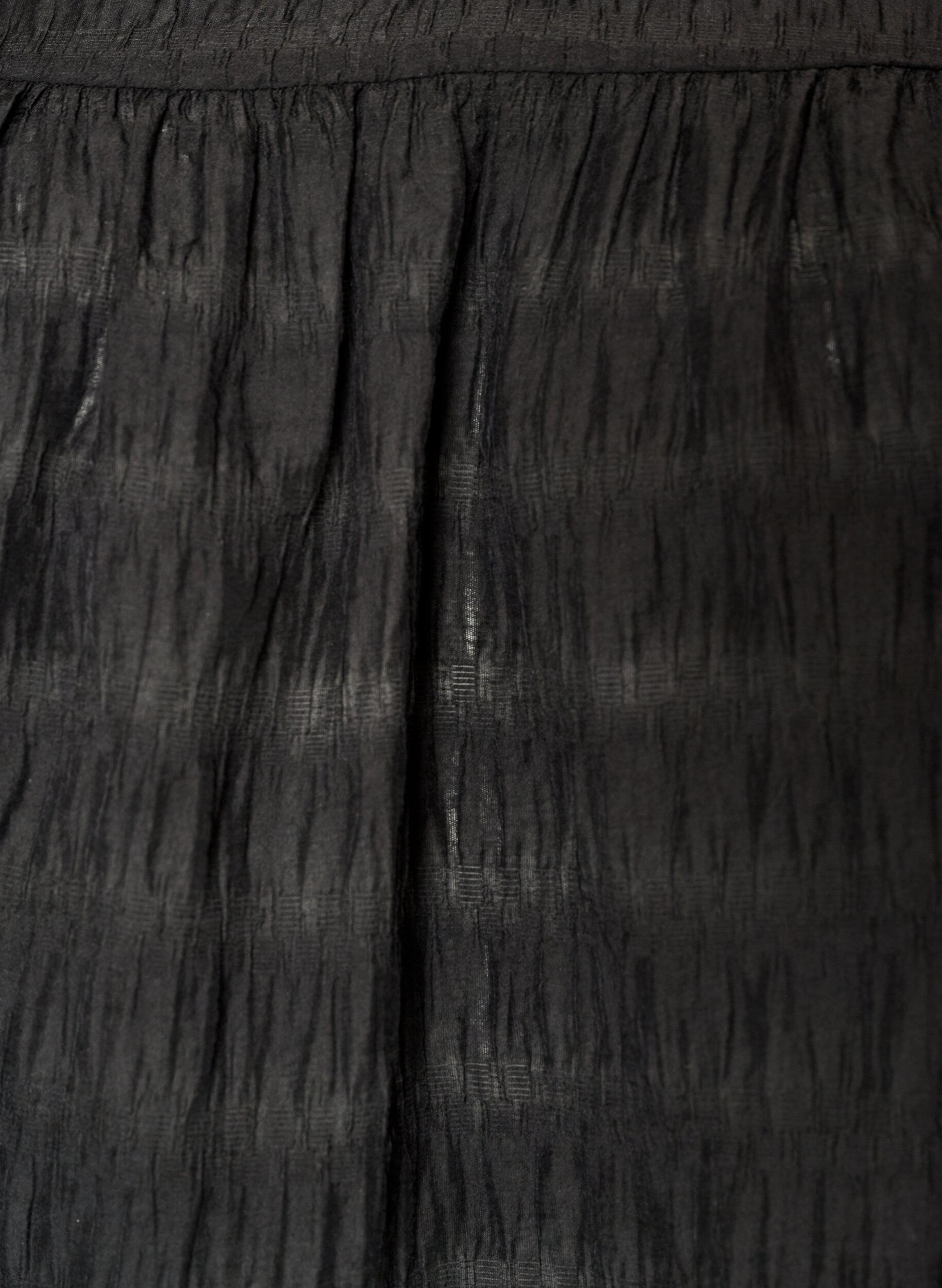 ZizziTunika aus Lyocell mit Flatter&auml;rmeln, Schwarz, Packshot image number 2