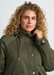 Gepolsterter Parka mit einer abnehmbaren Kapuze, Gr&uuml;n, Model image number 3