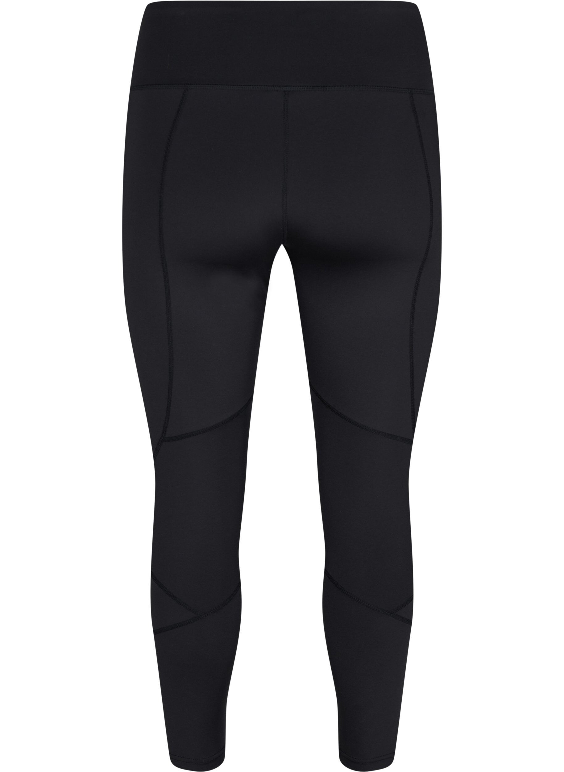 ZizziUnifarbene Fitness-Leggings, Black, Packshot image number 1