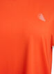 Einfarbiges Trainings-T-Shirt, Orange, Packshot image number 2