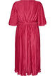 Midikleid mit Plisseefalten und Fledermaus&auml;rmeln, Pink, Packshot image number 1