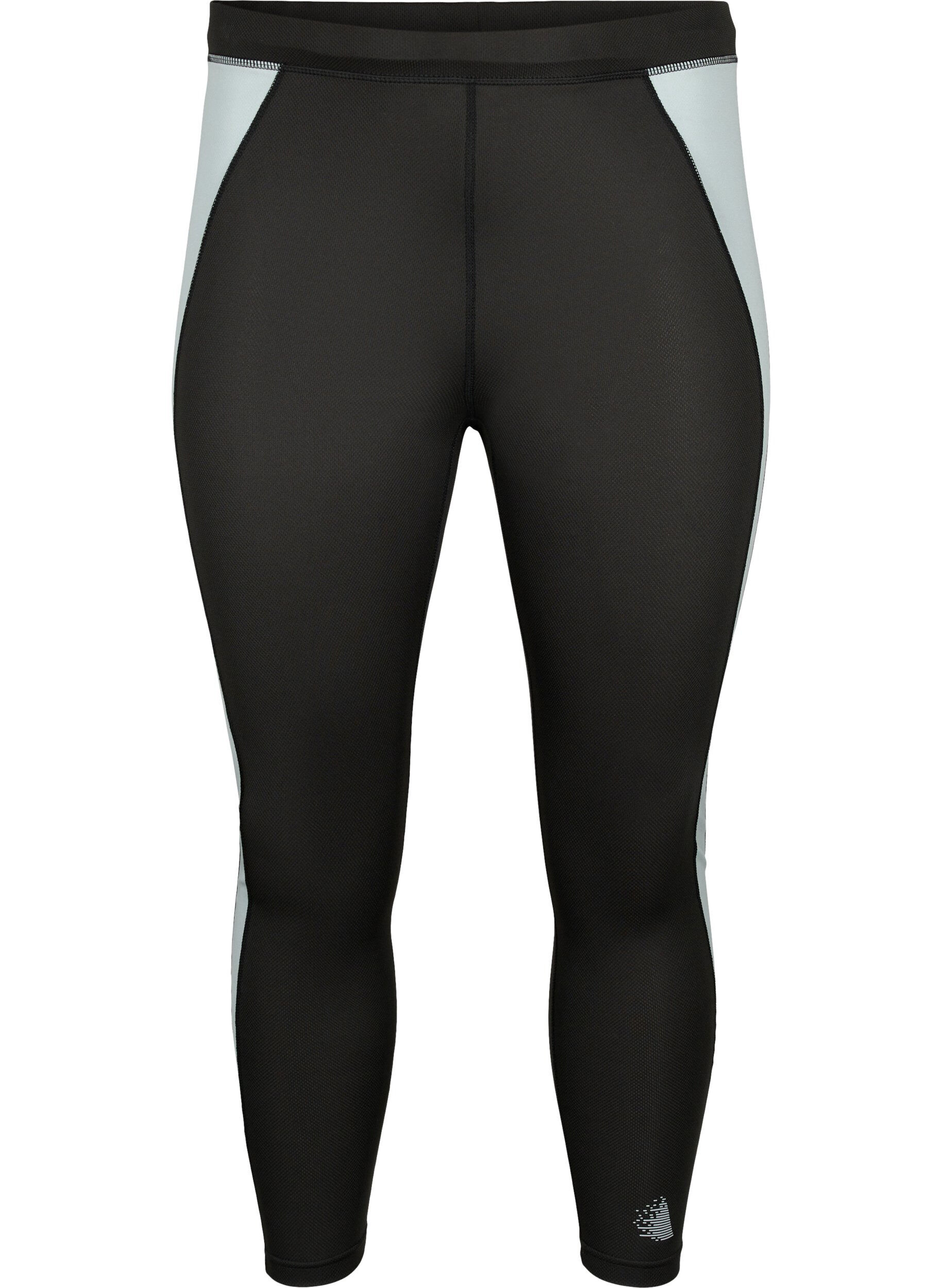 ZizziSkiunterhose mit Kontraststreifen, Black w. Gray Mist, Packshot image number 0