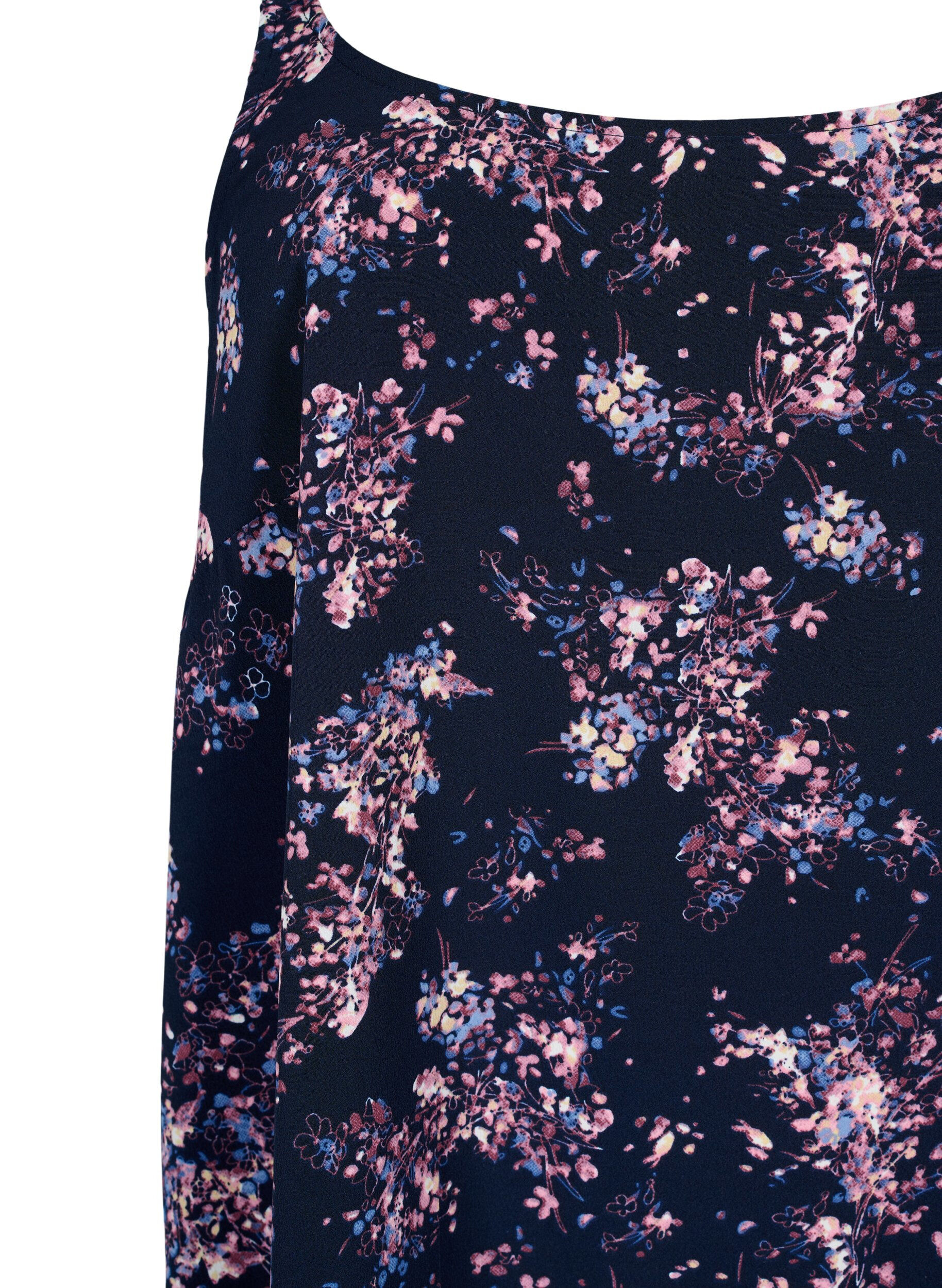 ZizziFLASH - Top mit Print, Navy Rose Flower, Packshot image number 2