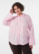 Hemd mit floraler Stickerei und weiten &Auml;rmeln, Pink, Model image number 0