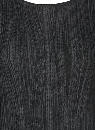 Langarm Strickkleid, Dark Grey Melange, Packshot image number 2