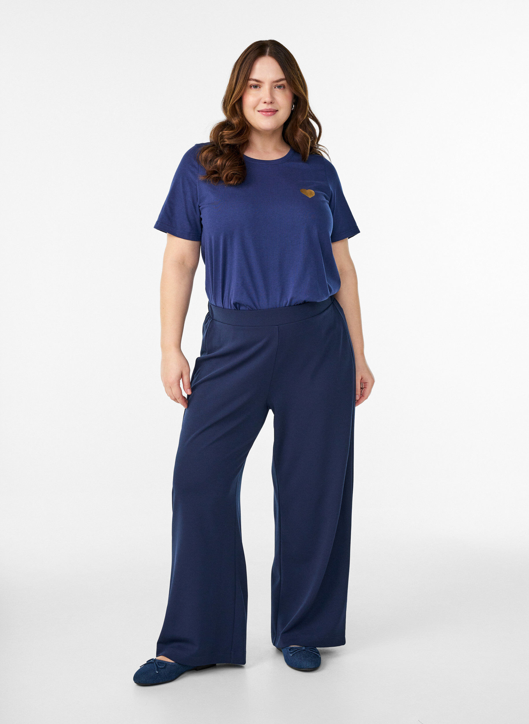 ZizziT-Shirt mit Print, Blau, Model image number 1