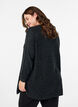 Lange Strickbluse mit Kugelkn&ouml;pfen, Grau, Model image number 2