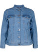 FLASH - Denim-Jacke aus elastischer Baumwollmischung, Blau, Packshot image number 0