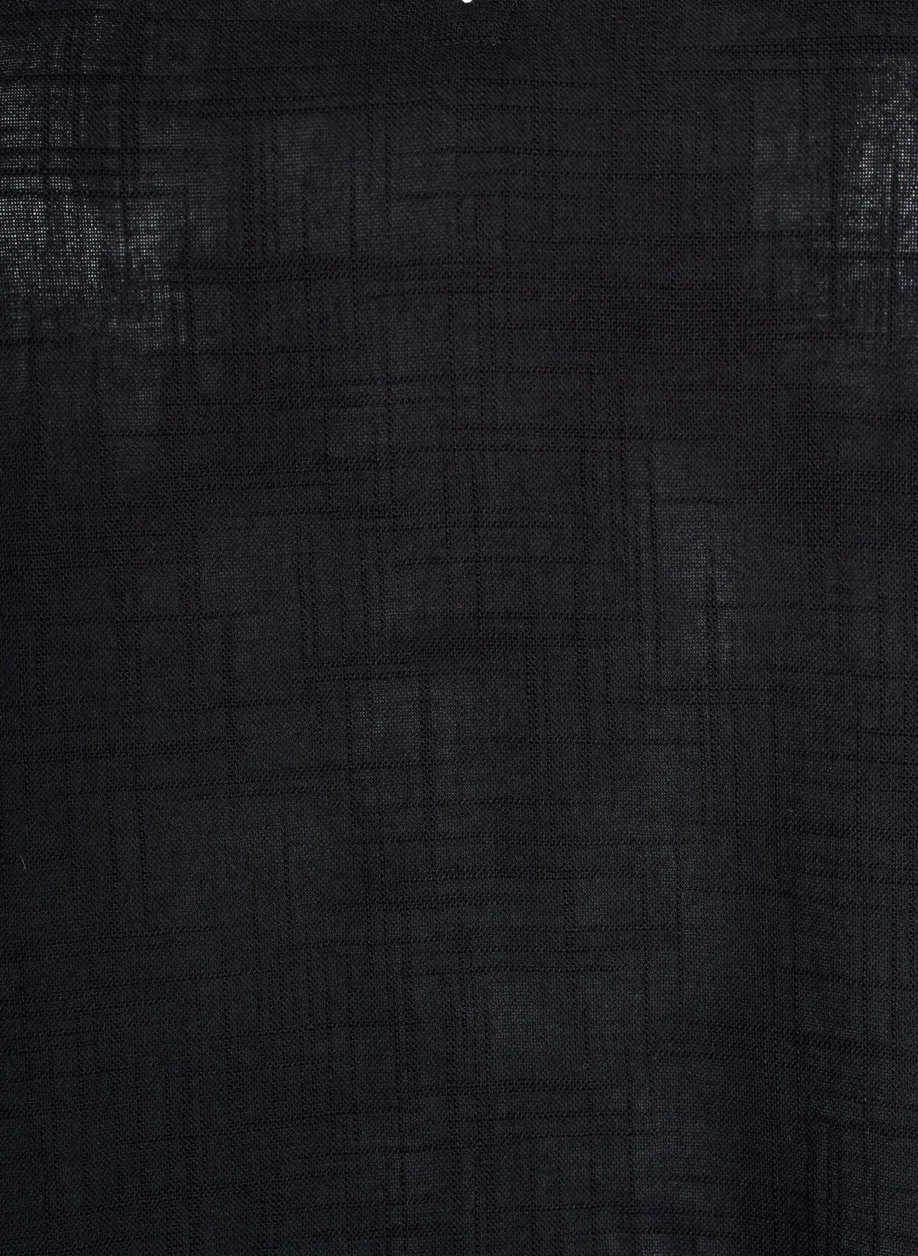 ZizziLockere Bluse mit angeschnittenen &Auml;rmeln, Schwarz, Packshot image number 2