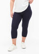 Basic 3/4-Leggings aus Viskose, Blau, Model image number 0