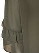 Bluse mit Bindeband und R&uuml;schendetails, Grau, Packshot image number 3