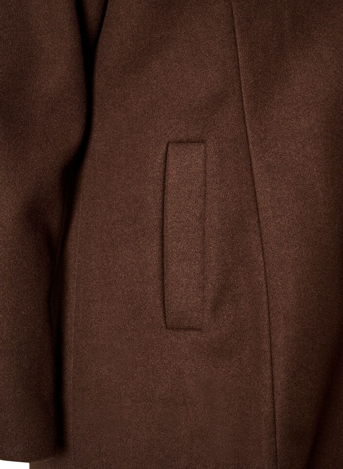 Mantel mit herausnehmbarem gepolstertem Einsatz, Braun, Packshot image number 3