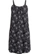 Midi-Tr&auml;gerkleid aus Bio-Baumwolle., Schwarz, Packshot image number 0