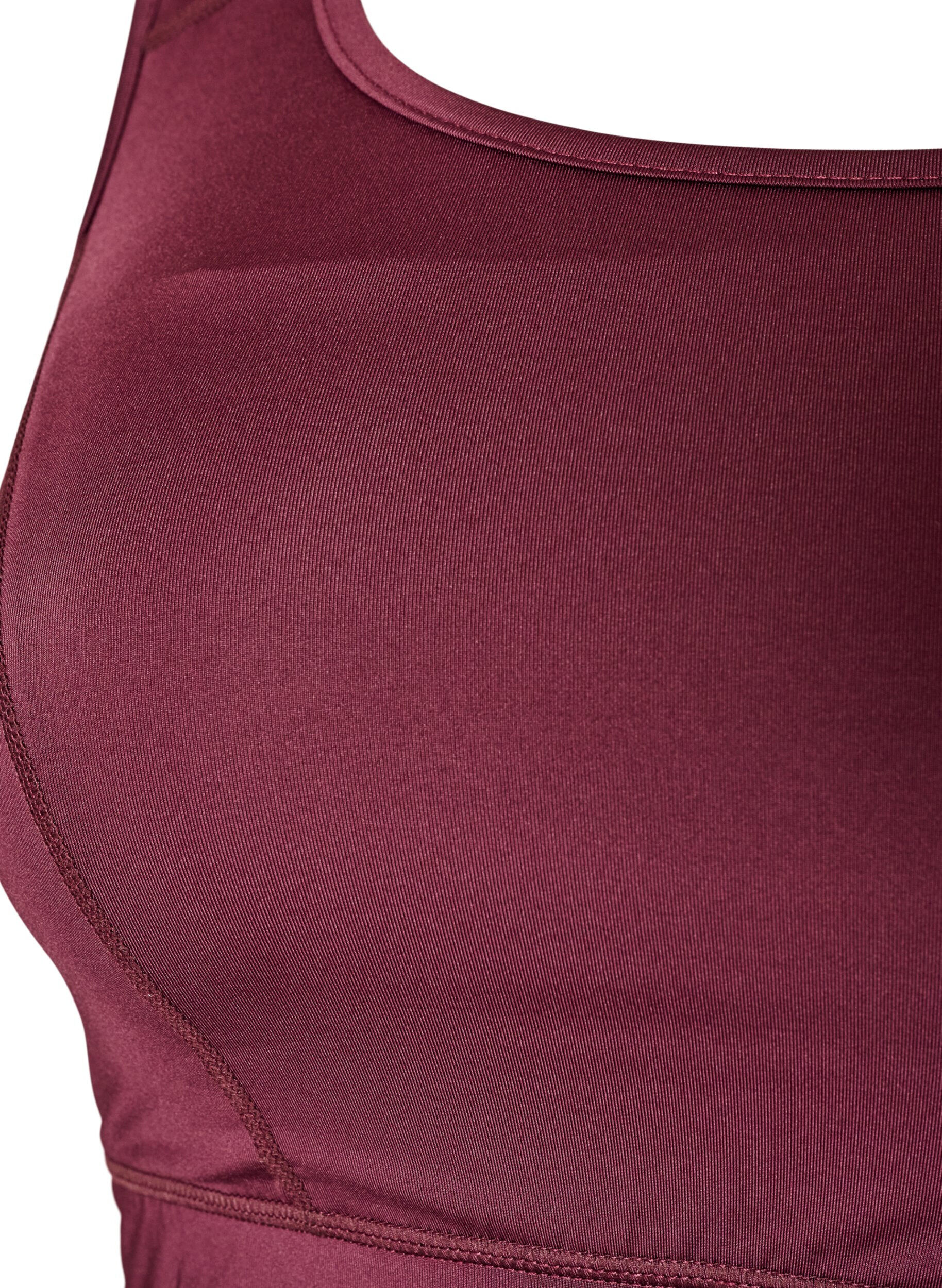 ZizziSport-BH mit Racerback, Rot, Packshot image number 2