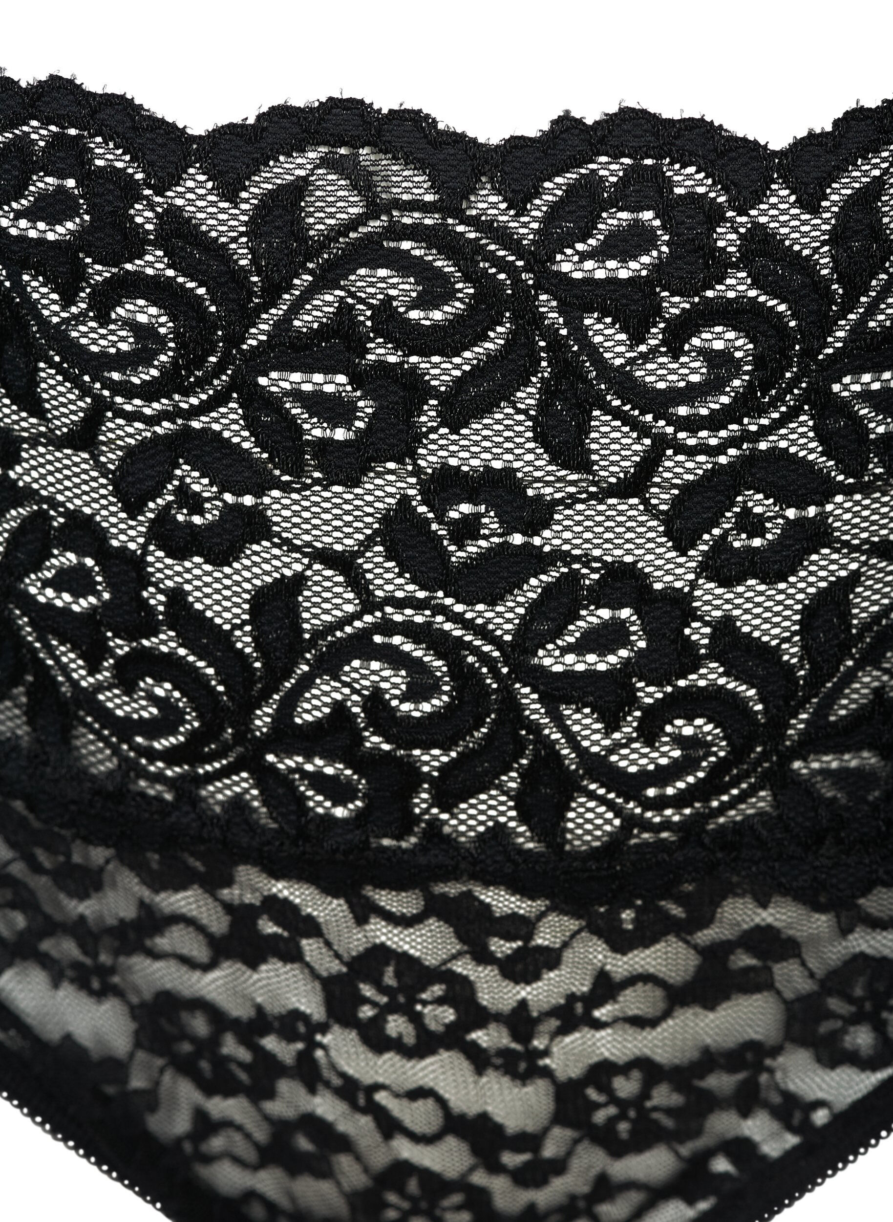 Zizzi2er Pack Panties, Black, Packshot image number 2