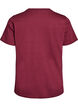 Basic T-Shirt aus Baumwolle mit Rundhalsausschnitt, Dunkles Bordeaux, Packshot image number 1