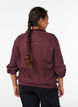 Strickpullover mit hohem Kragen und Rei&szlig;verschluss, Rot, Model image number 2