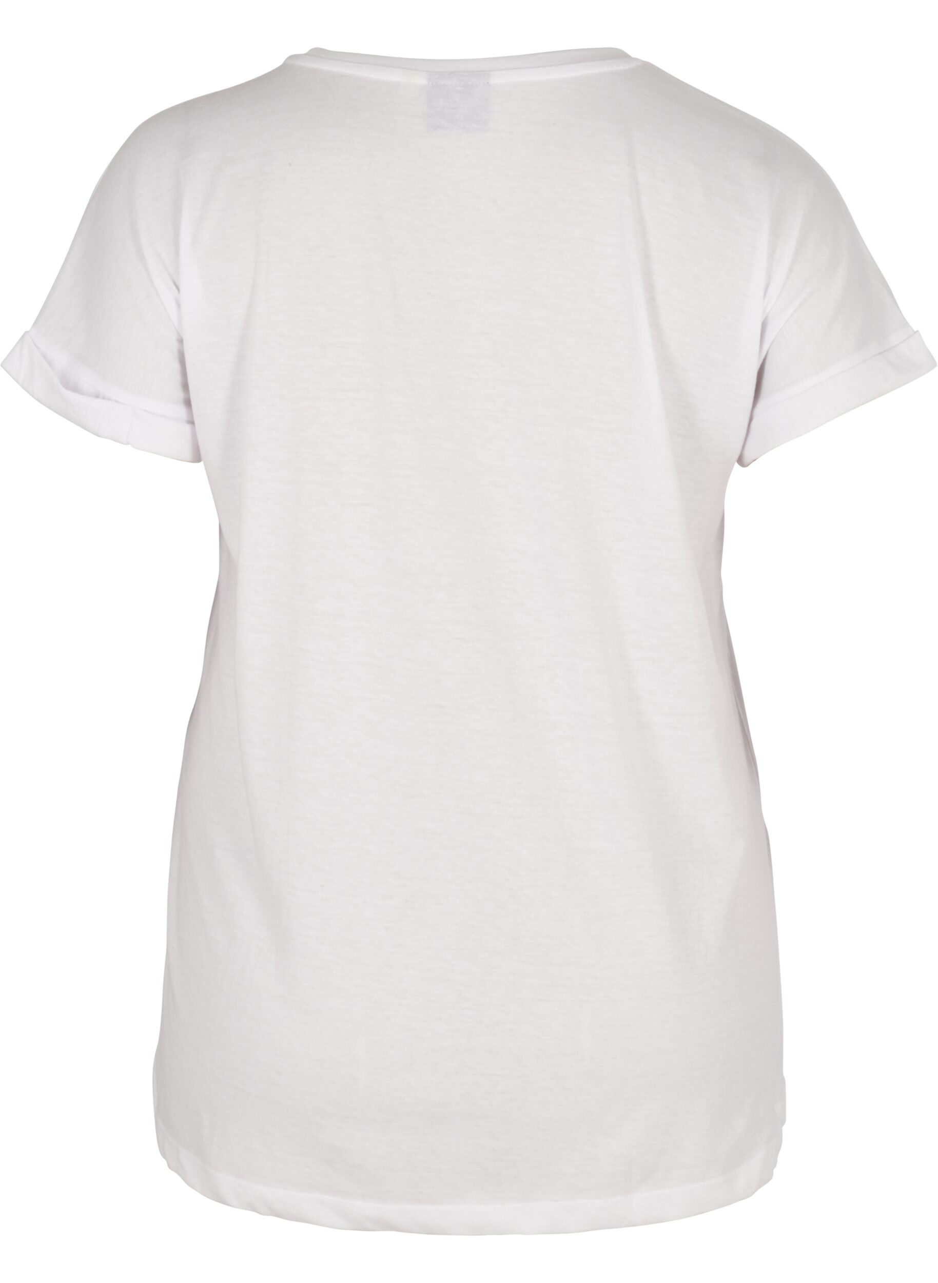 ZizziT-Shirt, Bright White, Packshot image number 1