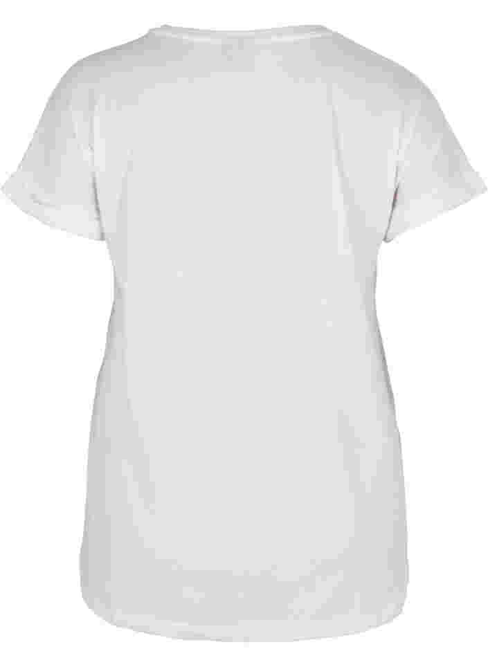 T-Shirt, Bright White, Packshot image number 1