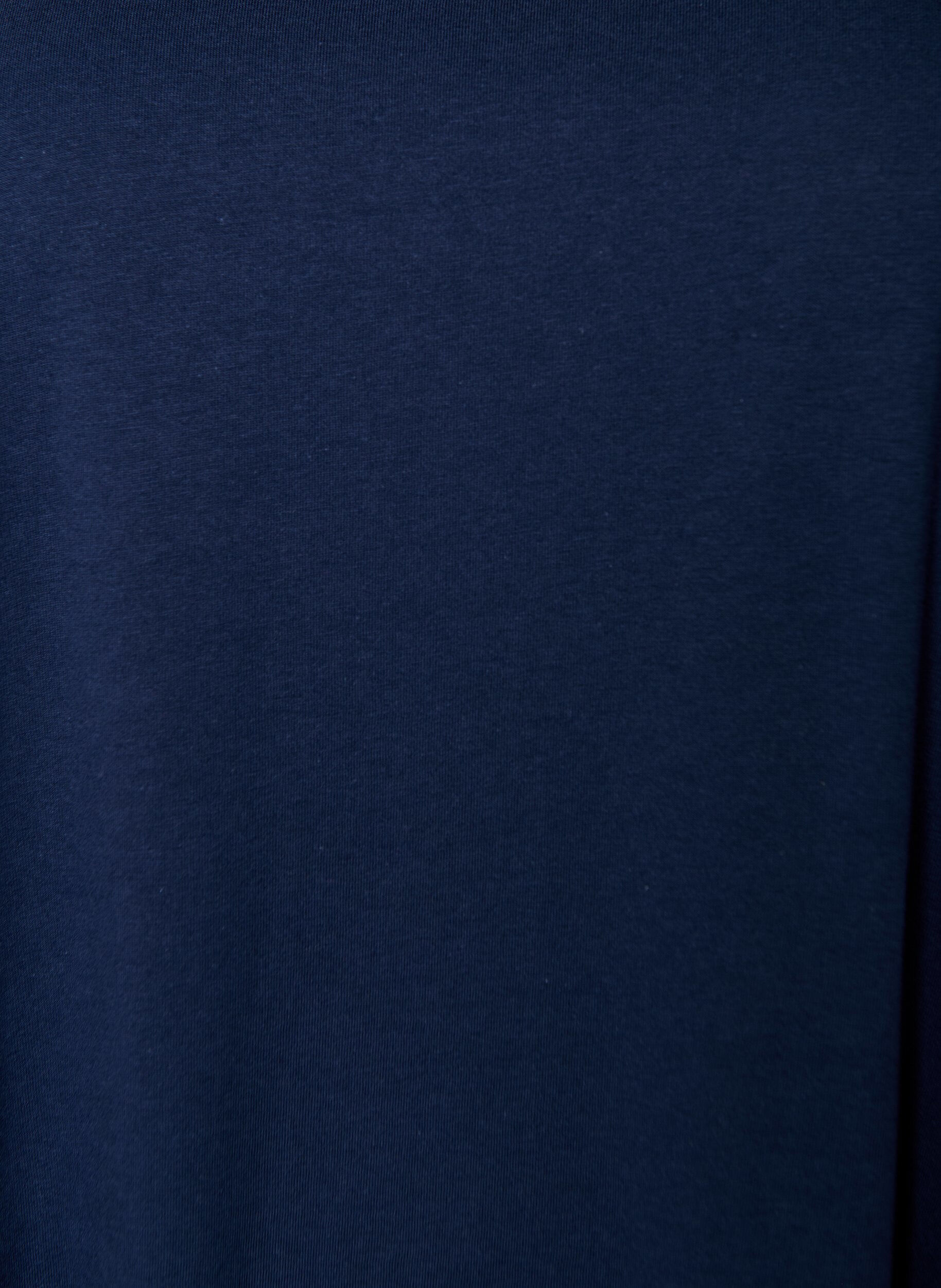 Zizzi&Auml;rmelloses Kleid in A-Linie, Blau, Packshot image number 2