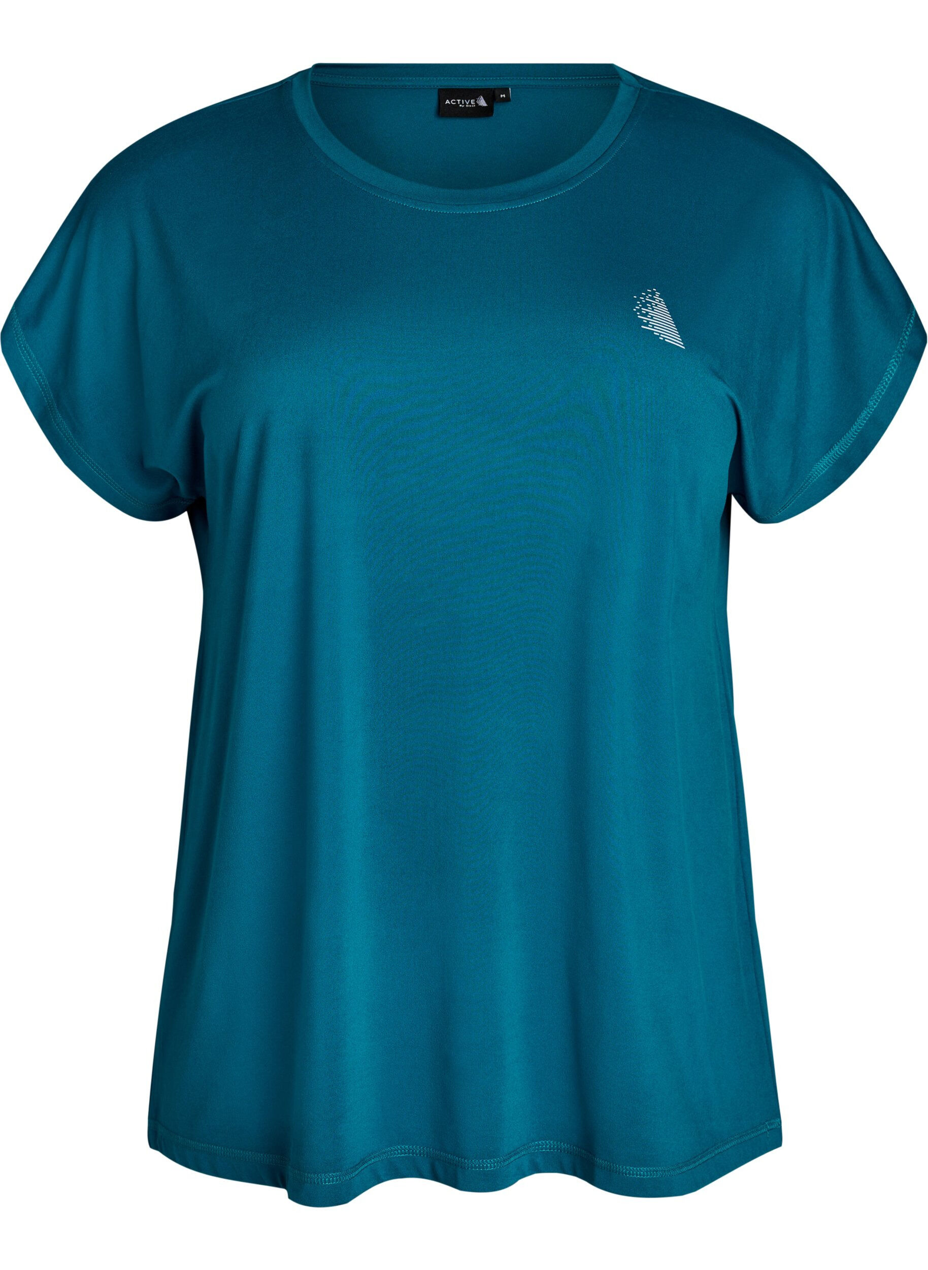 Einfarbiges Trainings-T-Shirt