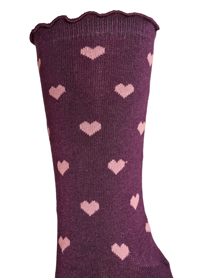 Socken aus Baumwolle mit Mustern, Rot, Packshot image number 2