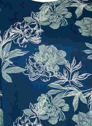 Oversize Nachthemd mit Print, Insignia Blue AOP, Packshot image number 2