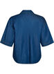 Jeansbluse mit Brusttasche und ellenbogenlangen &Auml;rmeln, Blau, Packshot image number 1