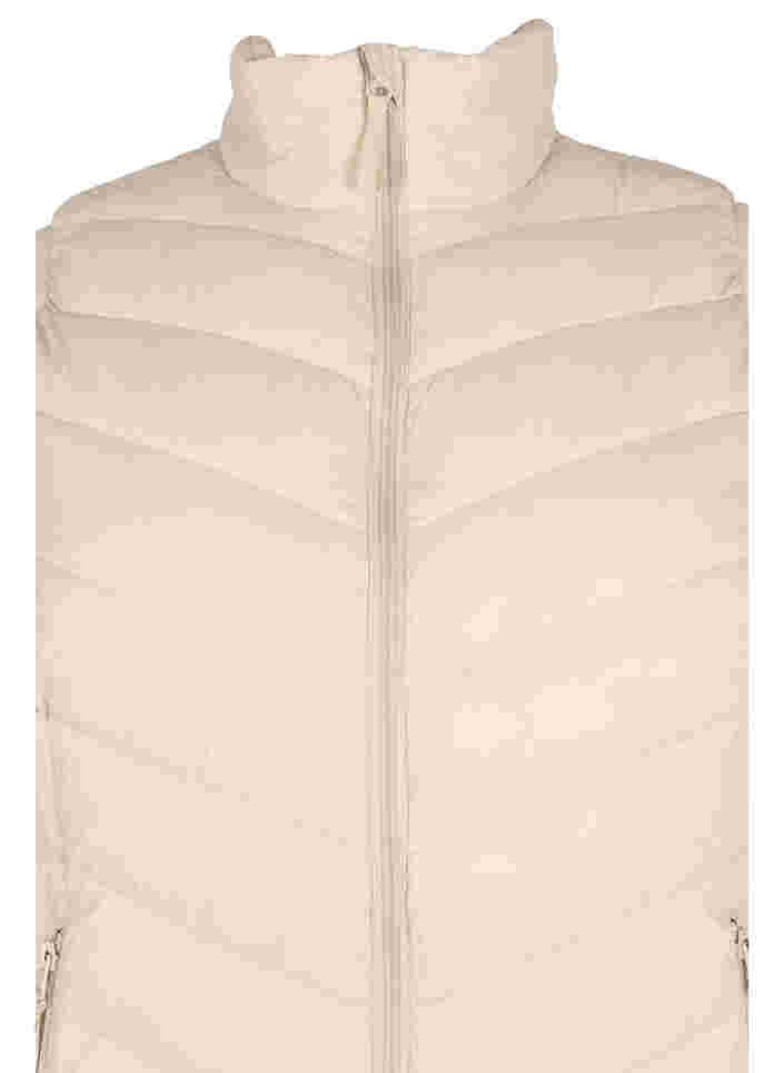 Kurze Weste mit Reißverschluss und Taschen, Pumice Stone, Packshot image number 2