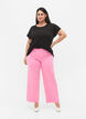 Flared Jeans mit hoher Taille, Pink, Model image number 0