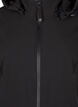 Softshelljacke mit abnehmbarer Kapuze, Schwarz, Packshot image number 2