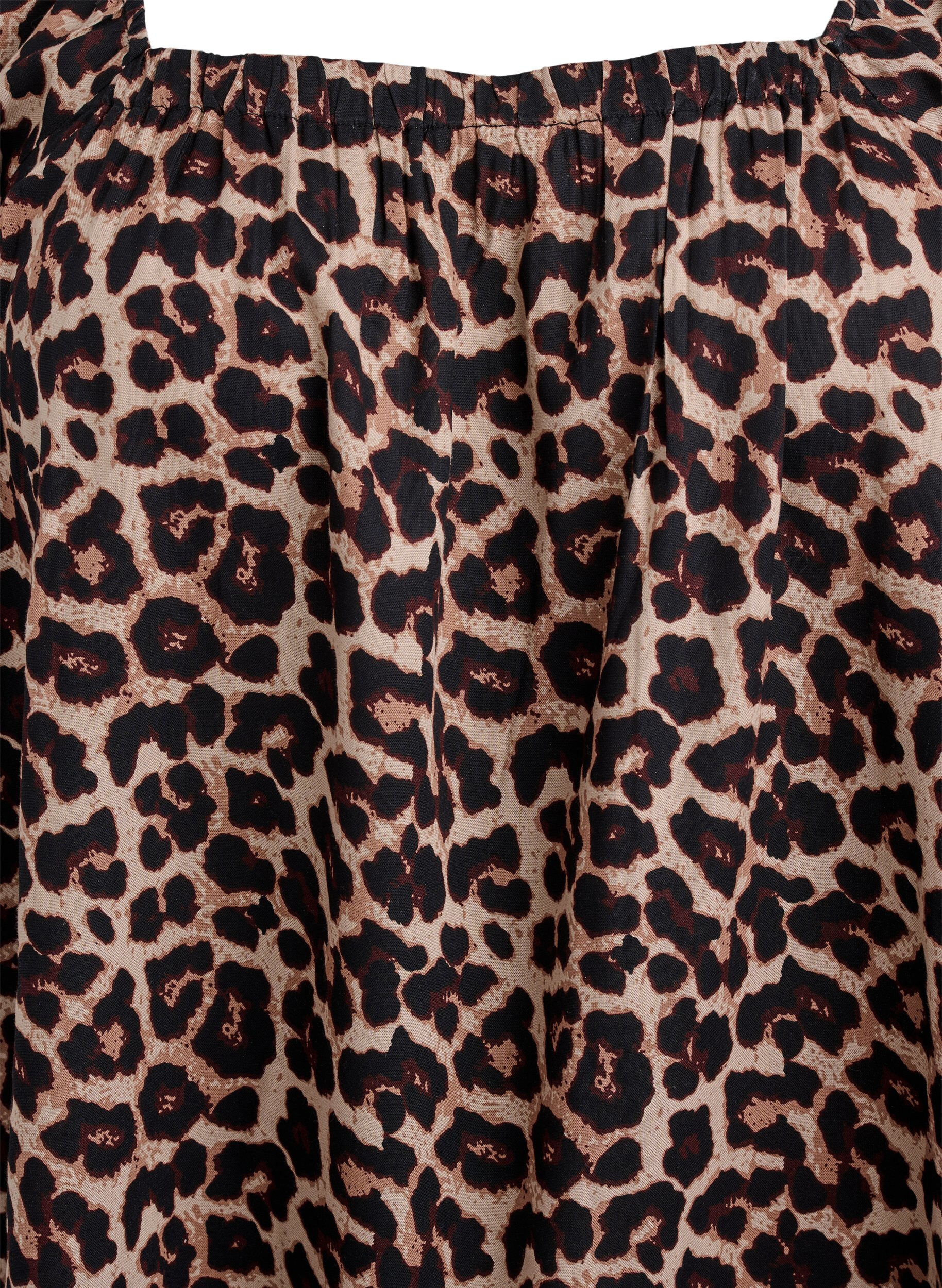 ZizziStrandkleid aus Viskose mit Aufdruck, Beige, Packshot image number 2