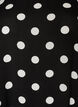 Kleid aus Viskose mit Schnittlinie, Schwarz, Packshot image number 2