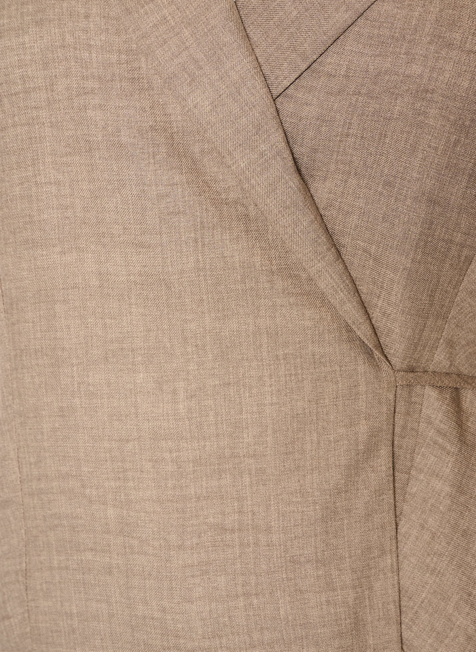ZizziWickelbluse mit Bindeband, Braun, Packshot image number 2