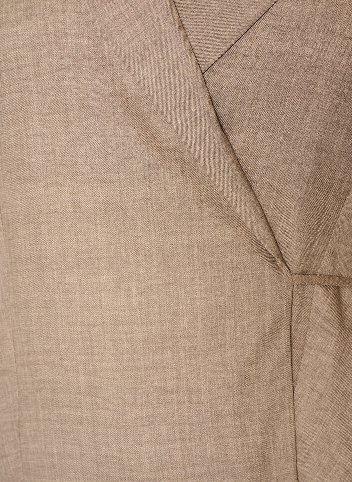 Wickelbluse mit Bindeband, Braun, Packshot image number 2