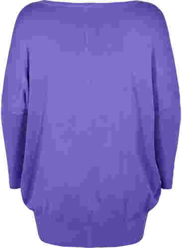 Strick-Tunika aus Viskosemischung, Purple Opulence, Packshot image number 1