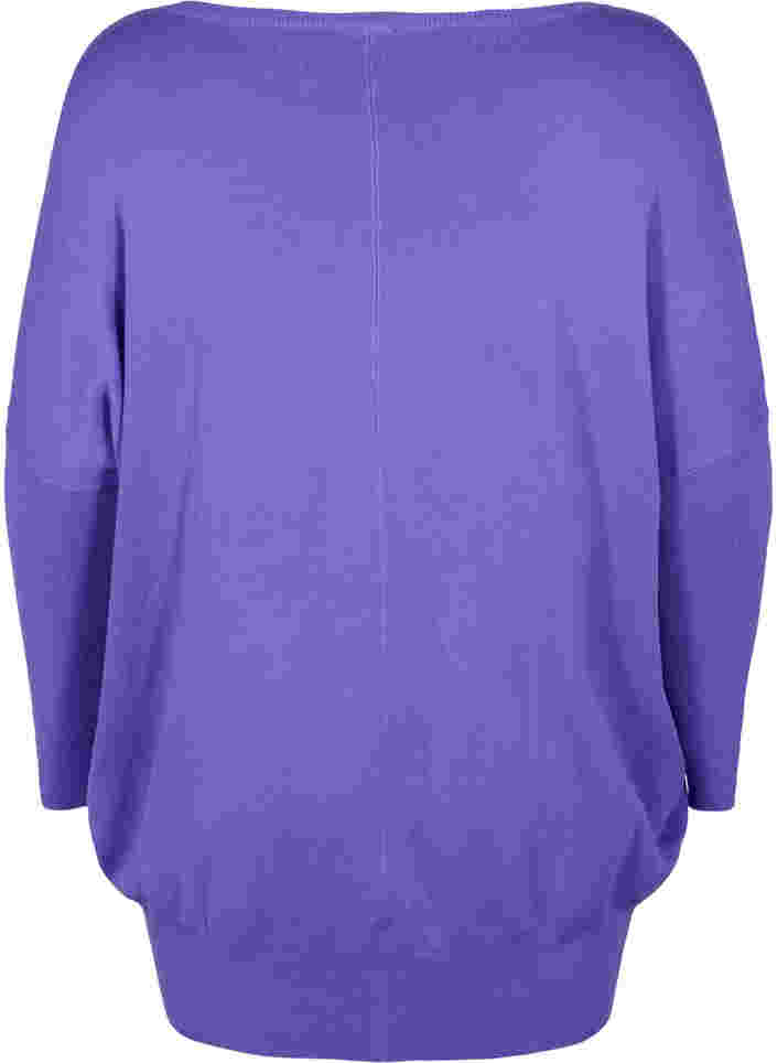 Strick-Tunika aus Viskosemischung, Purple Opulence, Packshot image number 1