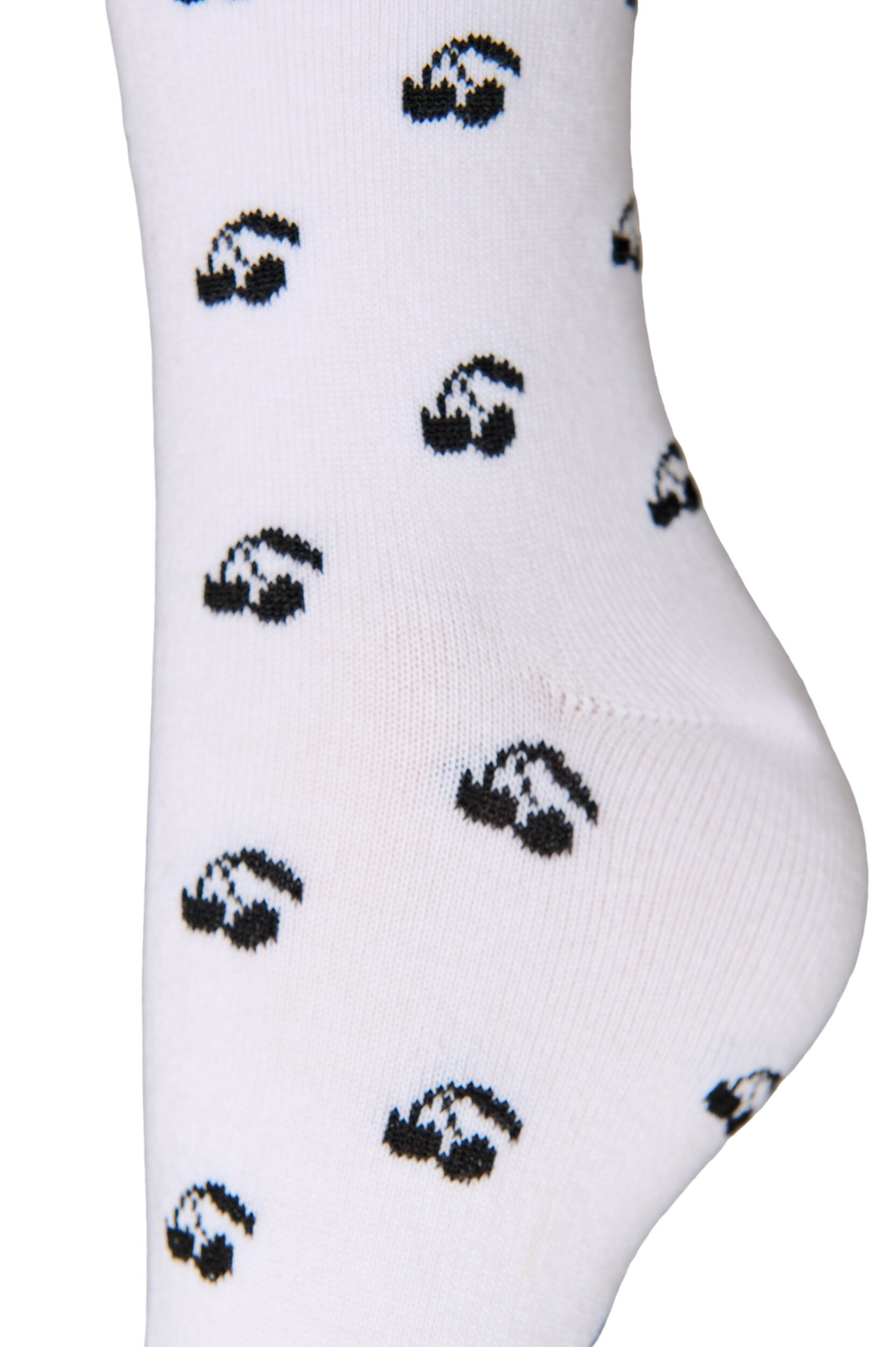 ZizziSocken aus Baumwolle mit Mustern, Wei&szlig;, Packshot image number 2