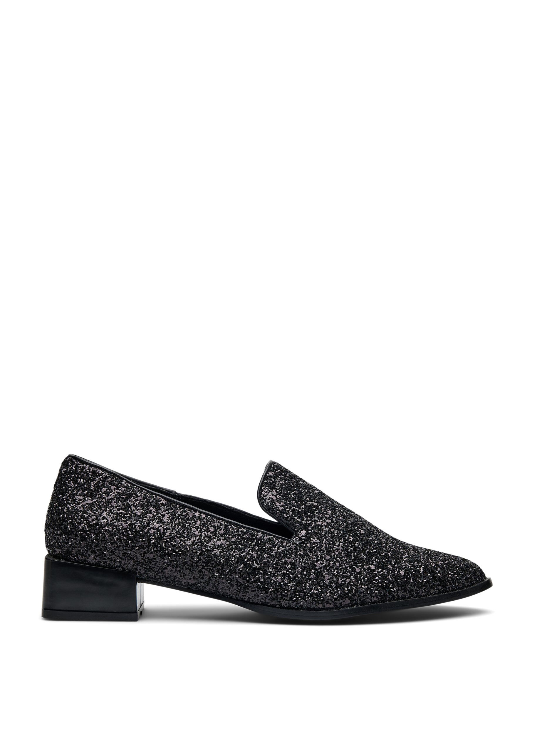 Extra-Weite - Loafer mit Glitzer