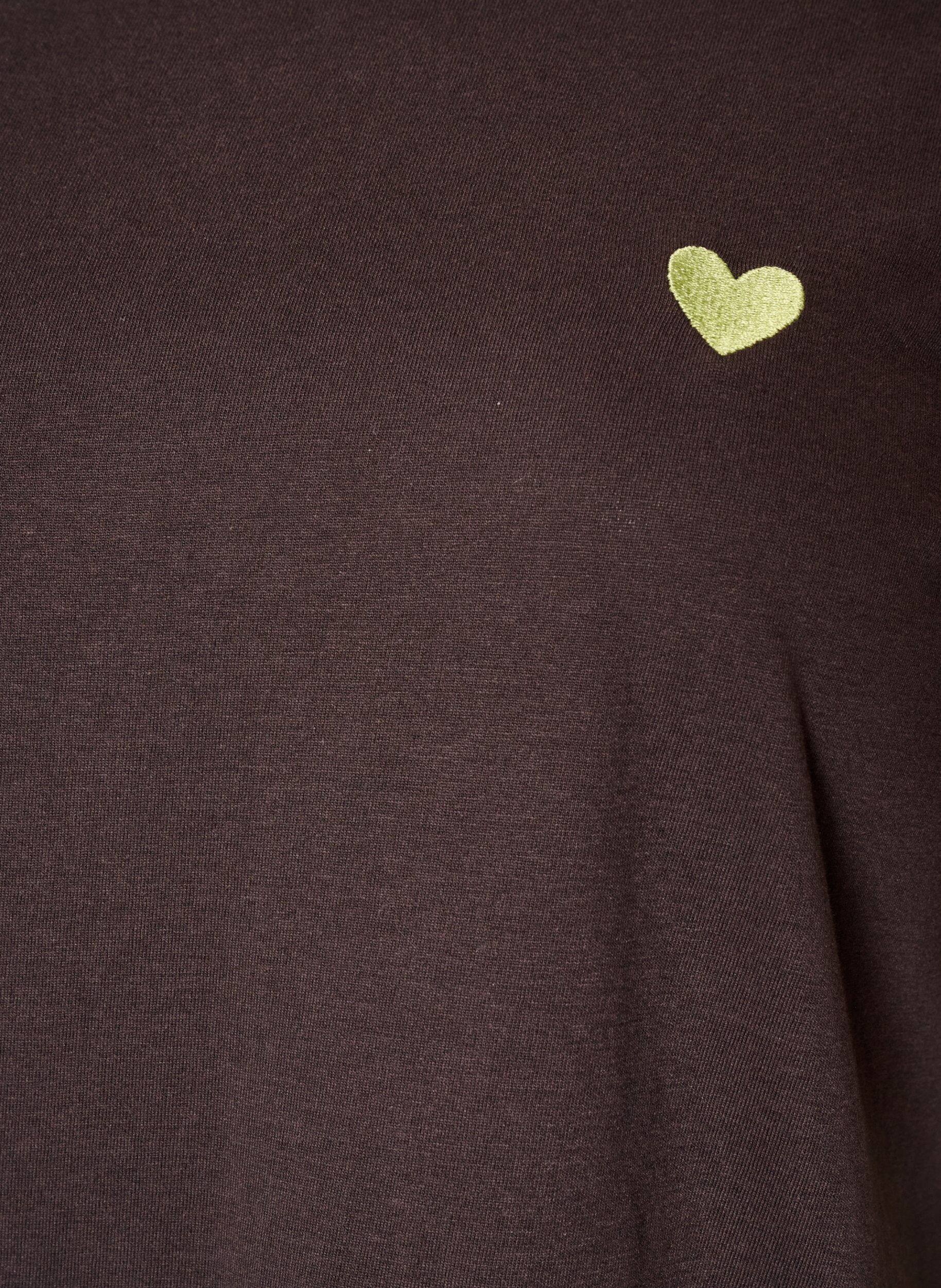 ZizziT-Shirt mit Print, Braun, Packshot image number 2