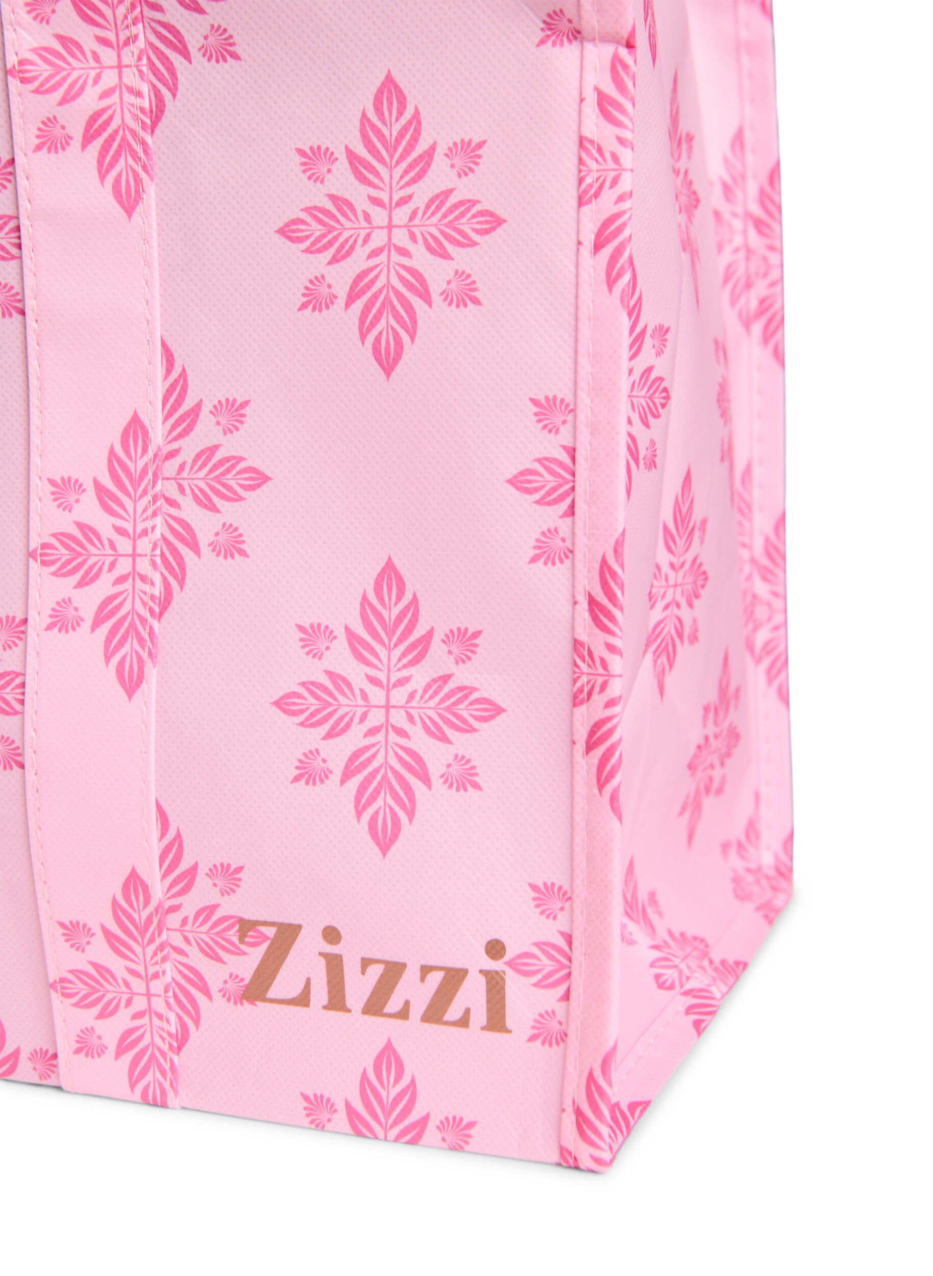ZizziEinkaufstasche mit Rei&szlig;verschluss, Pink, Packshot image number 2