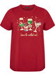 Weihnachts-T-Shirt aus Bio-Baumwolle, Rot, Packshot image number 0