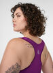 Sport-BH mit Racerback, Lila, Model image number 3