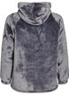 Hoodie aus Velours mit K&auml;ngurutasche, Grau, Packshot image number 1