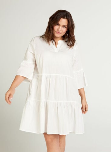 Kleid, Bright White, Model image number 0
