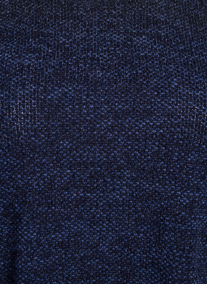 Langärmelige Bluse mit Struktur, Blau, Packshot image number 2