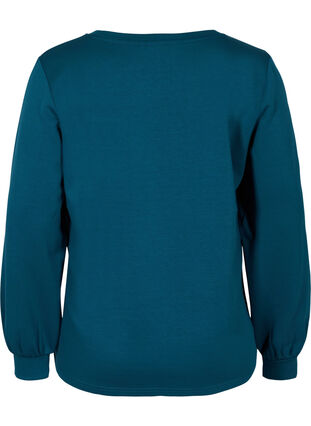 Sweatshirt mit Rundhalsausschnitt und langen Ärmeln, Reflecting Pond, Packshot image number 1