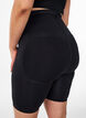 Shapewear-Shorts mit mittlerem Halt und hoher Taille, Schwarz, Model image number 3